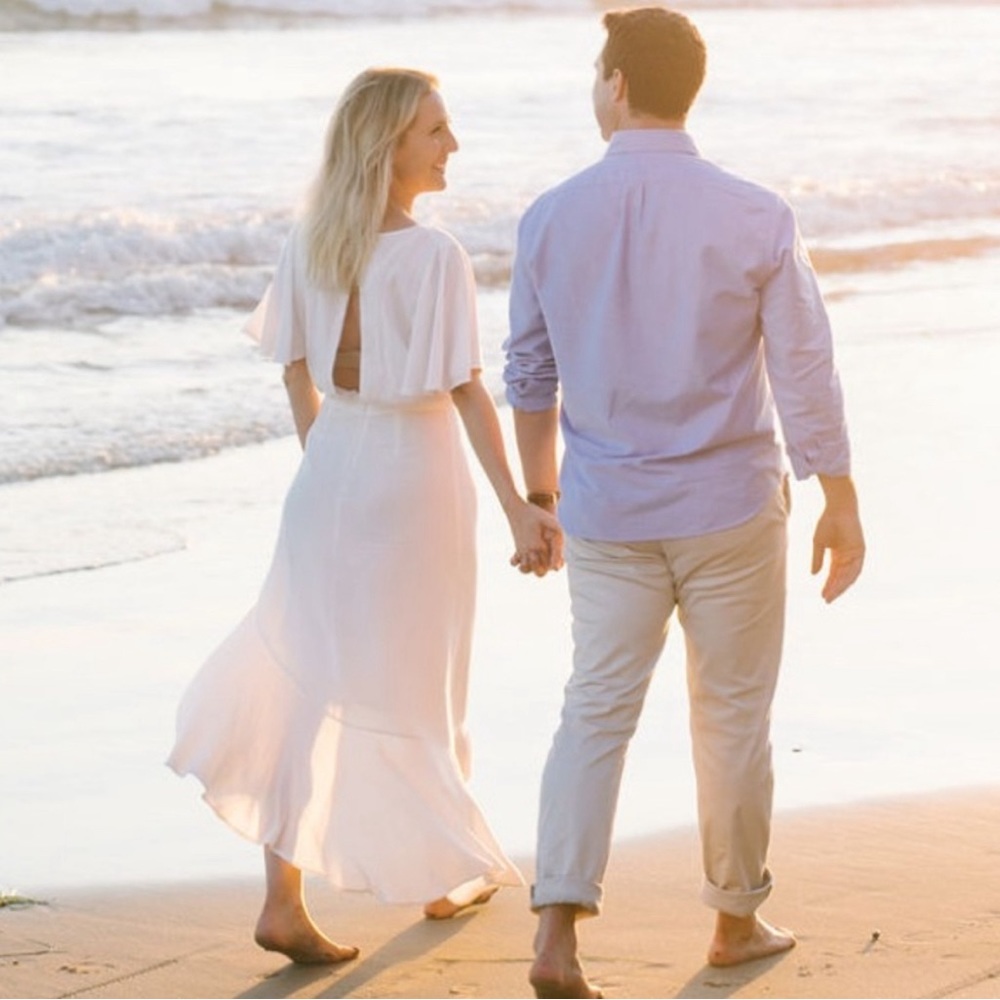 {Petal and Pup} White Maxi Dress